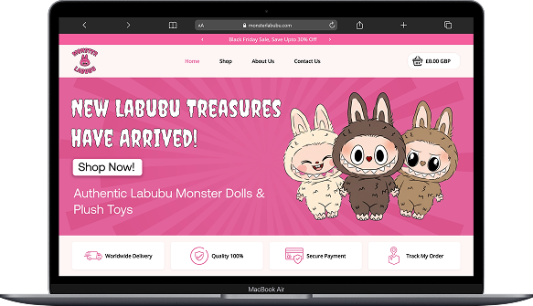 Soft Tech built Monster Labubu's custom Shopify store from scratch — achieving 92% user engagement, 11% conversion rate & 100% site security. See the full case study!